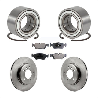 Wheel Bearing Disc Brake Rotors And Pads Front Kit For 2001-2005 BMW 325i 325xi
