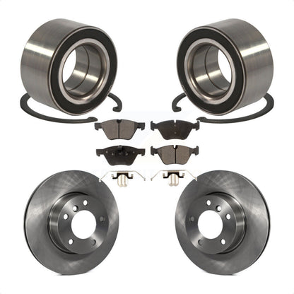 Wheel Bearing Disc Brake Rotors And Ceramic Pads Front Kit For BMW 328xi 325xi