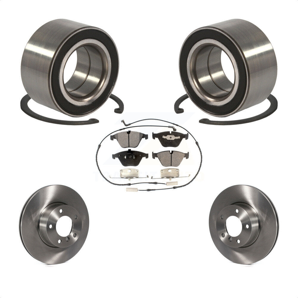 Wheel Bearing Disc Brake Rotors And Pads Front Kit For BMW 328i xDrive 328xi