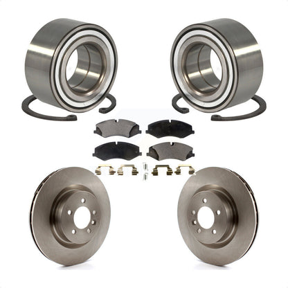 Wheel Bearing Brake Rotor And Pad Front Kit For Land Rover Range Sport Discovery