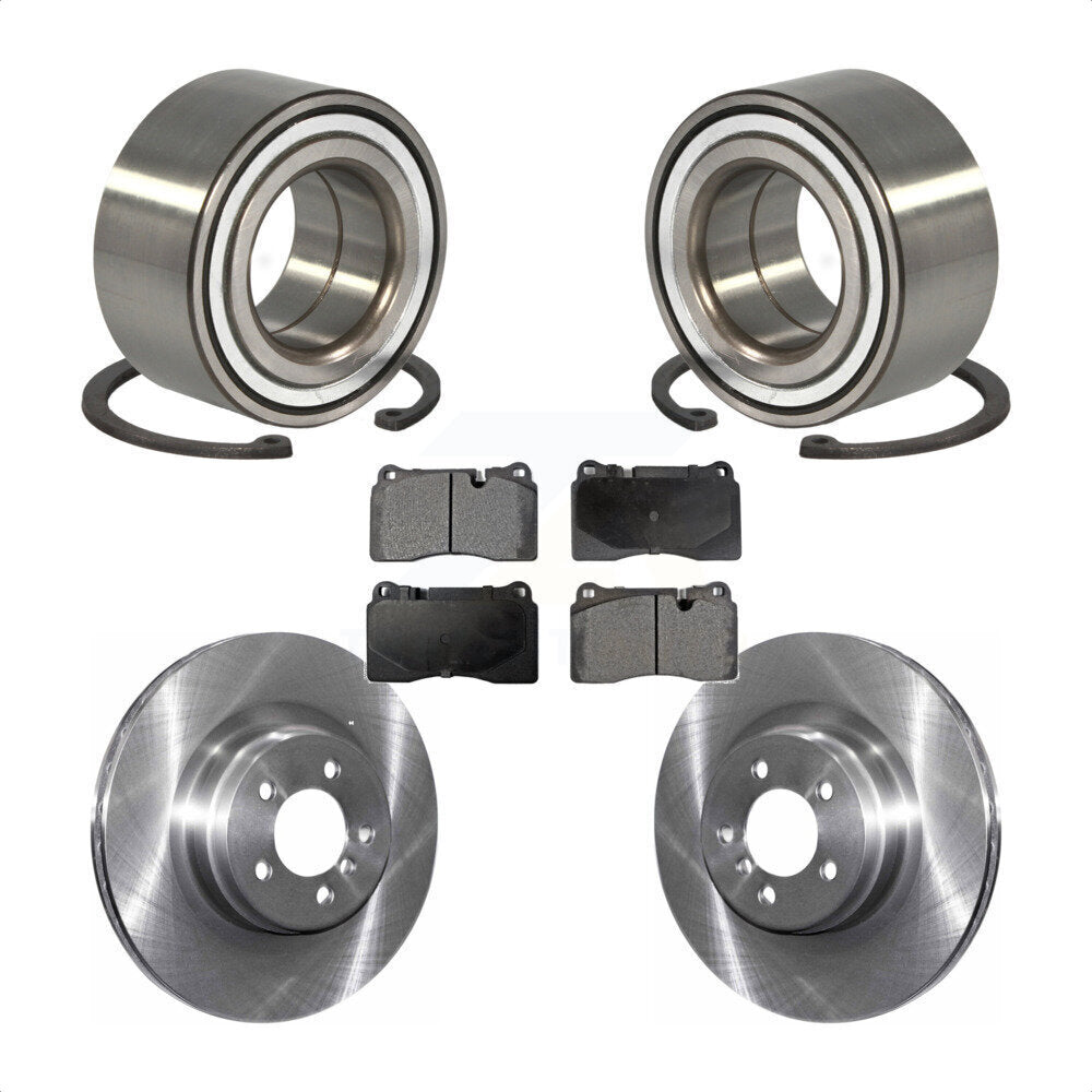 Wheel Bearing Brake Rotor Pads Front Kit For 06-09 Land Rover Range Supercharged