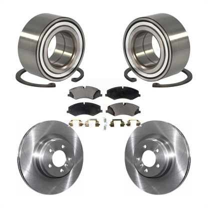 Wheel Bearing Brake Rotor Pad Front Kit For Land Rover Range Naturally Aspirated