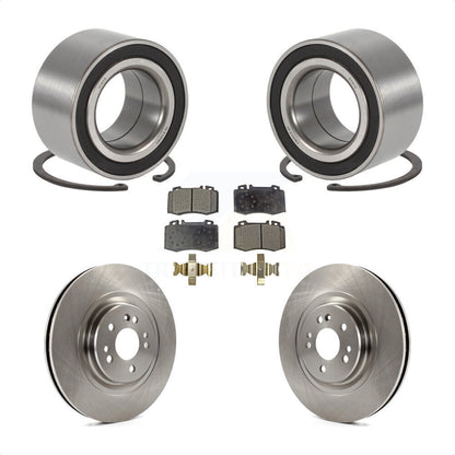 Wheel Bearing Brake Rotor & Pad Front Kit For Mercedes-Benz ML500 ML430 ML55 AMG