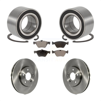 Wheel Bearing Disc Brake Rotors And Pads Front Kit For Mercedes-Benz E350 E320