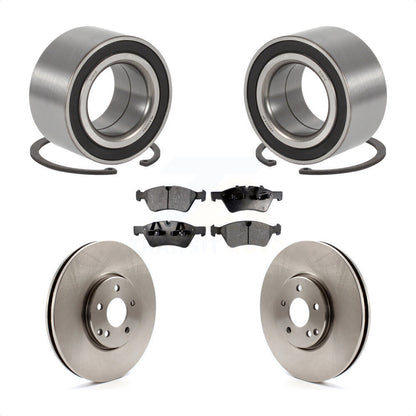 Wheel Bearing Disc Brake Rotors And Pads Front Kit For Mercedes-Benz E550 E500