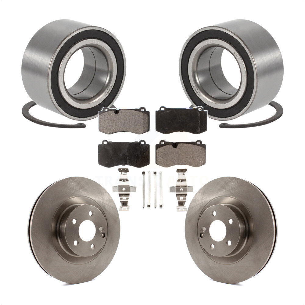 Wheel Bearing Disc Brake Rotors And Pads Front Kit For 2009 Mercedes-Benz S450