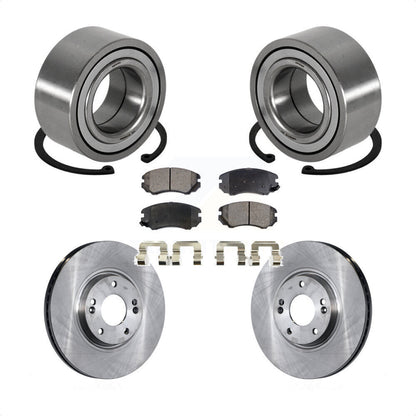 Wheel Bearing Disc Brake Rotors And Pads Front Kit For Hyundai Azera Kia Amanti