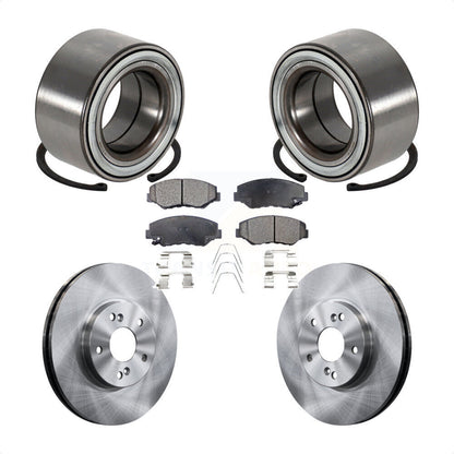 Wheel Bearing Disc Brake Rotors And Pads Front Kit For 2005-2008 Honda Pilot