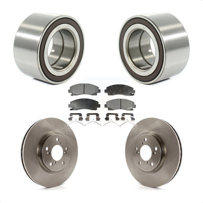 Wheel Bearing Disc Brake Rotors And Pads Front Kit For 2006-2014 Honda Ridgeline
