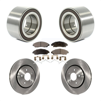 Wheel Bearing Disc Brake Rotors And Pads Front Kit For 2017-2019 Honda Ridgeline