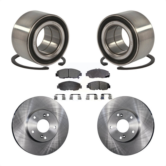 Wheel Bearing Disc Brake Rotor & Pad Front Kit For 2011 Honda Civic GX with 1.8L