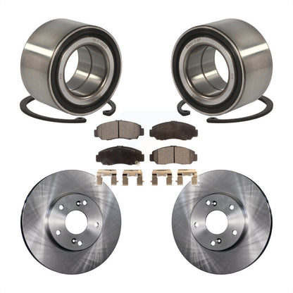 Wheel Bearing Brake Rotor & Pad Front Kit For 2006-2010 Honda Civic GX with 1.8L