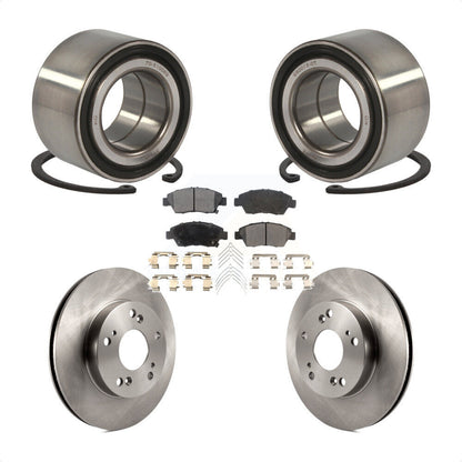 Wheel Bearing Disc Brake Rotors And Pads Front Kit For Honda Civic Acura ILX