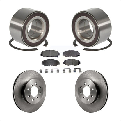 Wheel Bearing Disc Brake Rotors And Ceramic Pads Front Kit For Honda Insight