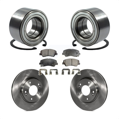 Wheel Bearing Brake Rotor Pads Front Kit For Hyundai Elantra GT Kia Forte Forte5