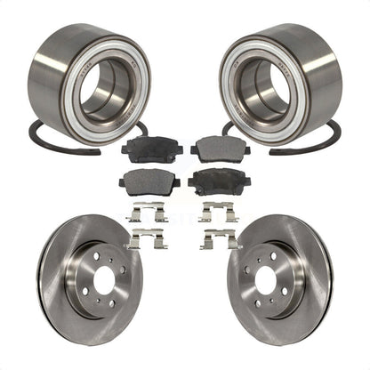 Wheel Bearing Disc Brake Rotors And Ceramic Pads Front Kit For Scion iQ