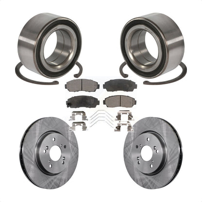 Wheel Bearing Disc Brake Rotors And Pads Front Kit For Honda Crosstour Accord