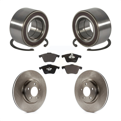 Wheel Bearing Disc Brake Rotors And Ceramic Pads Front Kit For Mazda 3
