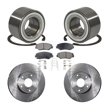 Wheel Bearing Disc Brake Rotors And Ceramic Pads Front Kit For 2016 Honda CR-Z