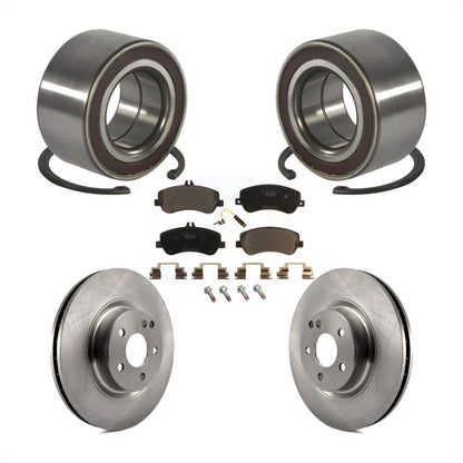 Wheel Bearing Disc Brake Rotor And Pad Front Kit For Mercedes-Benz GLK350 GLK250