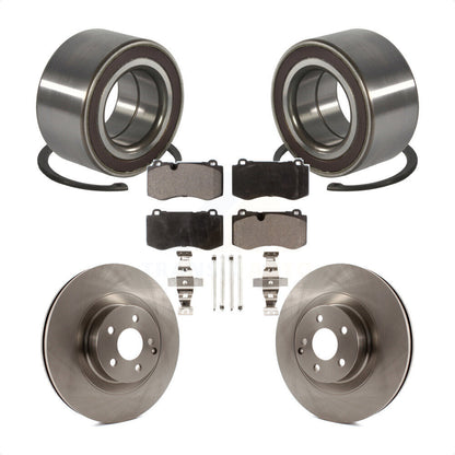 Wheel Bearing Disc Brake Rotor & Pad Front Kit For Mercedes-Benz S550 CL550 S350