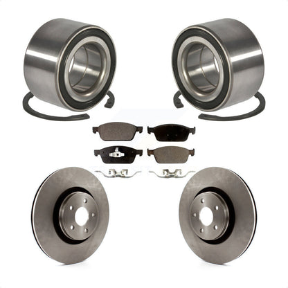 Wheel Bearing Disc Brake Rotors And Pads Front Kit For Ford Focus Lincoln MKC