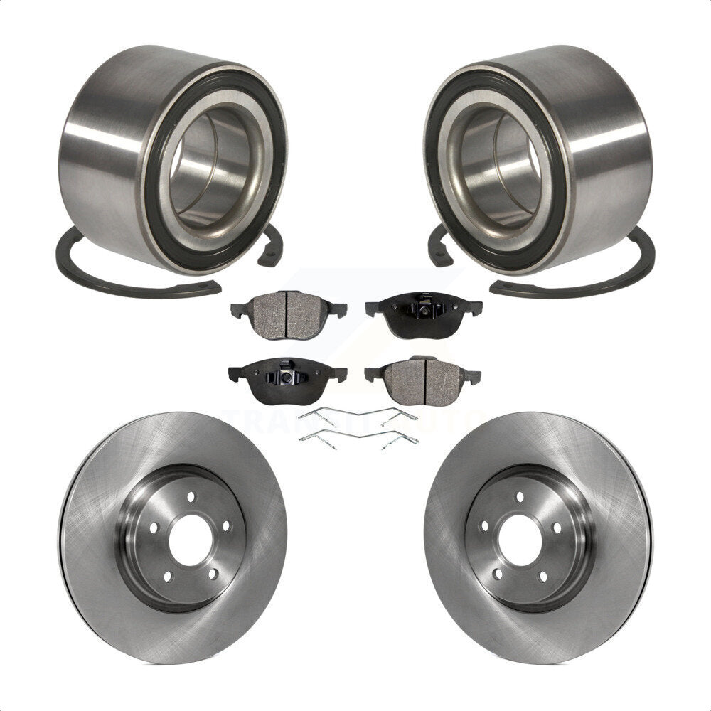 Wheel Bearing Disc Brake Rotors And Pads Front Kit For Ford Transit Connect
