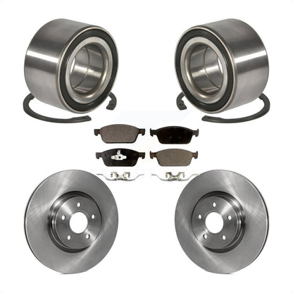 Wheel Bearing Brake Rotor Pad Front Kit For Ford Focus With 320mm Diameter