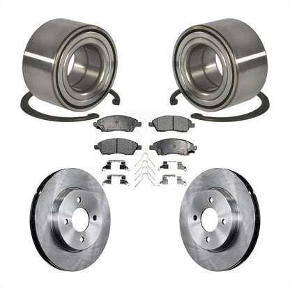Wheel Bearing Disc Brake Rotors And Pads Front Kit For Nissan Micra Versa Note