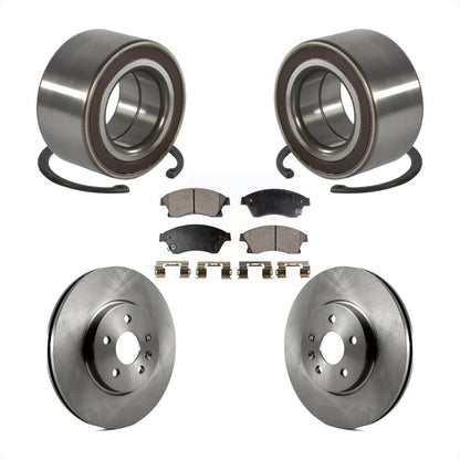 Wheel Bearing Disc Brake Rotor & Pads Front Kit For 2013-2014 Chevrolet Sonic RS