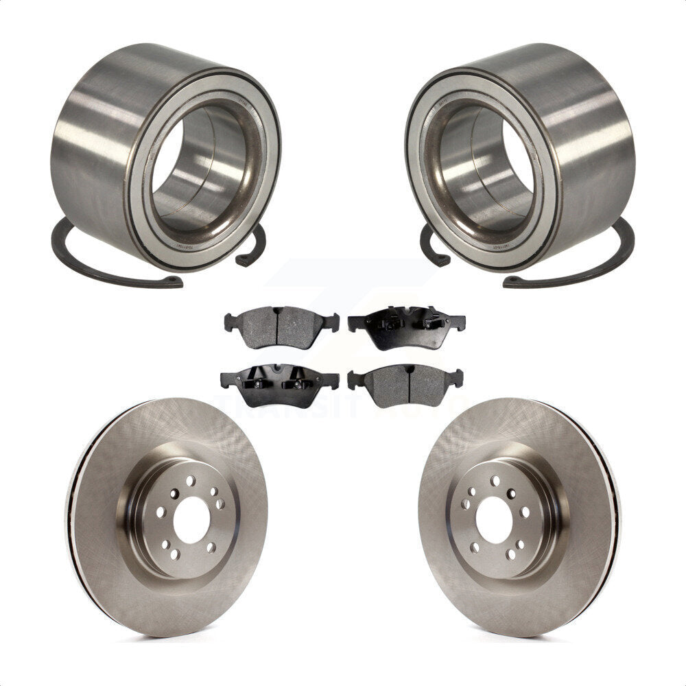 Wheel Bearing Brake Rotor Pad Front Kit For Mercedes-Benz ML350 ML320 R350 ML550