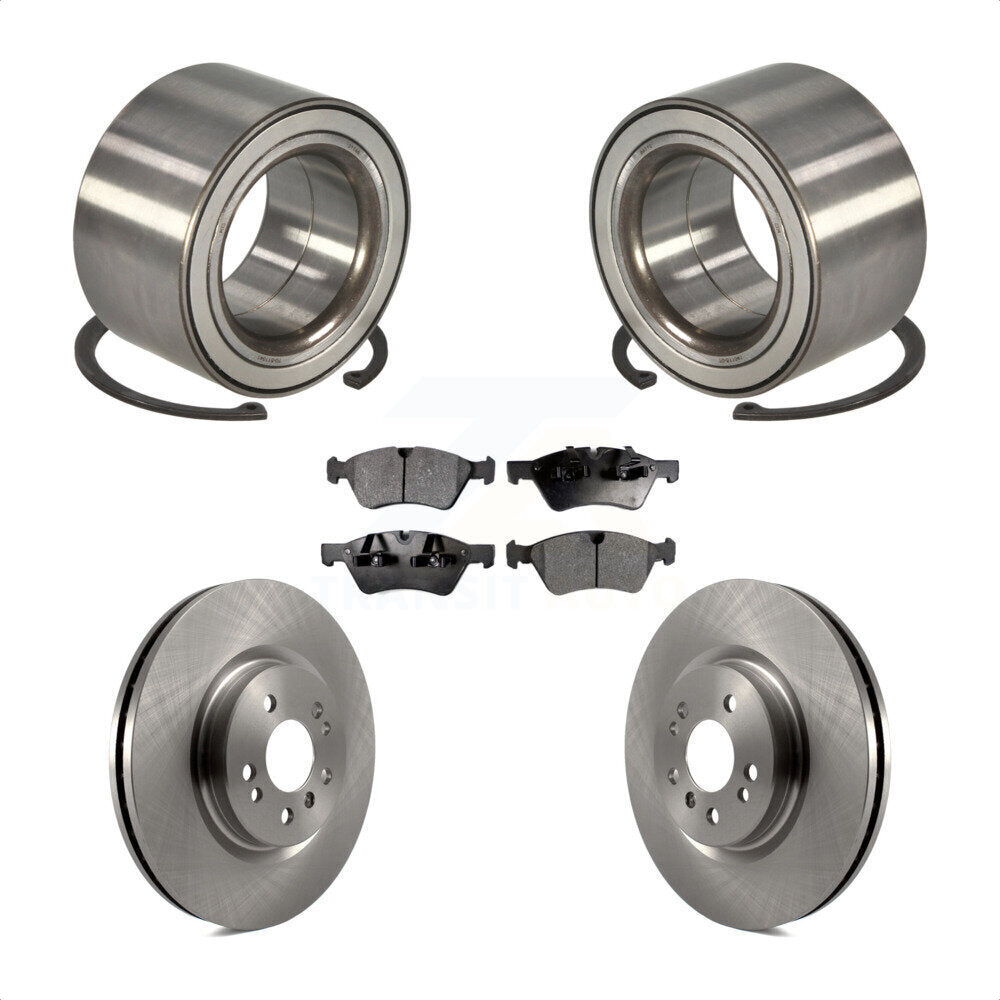 Wheel Bearing Brake Rotor Pad Front Kit For Mercedes-Benz ML350 ML320 R350 ML500