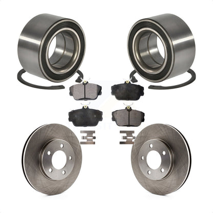 Wheel Bearing Disc Brake Rotors And Pads Front Kit For 1994-1995 Ford Taurus SHO