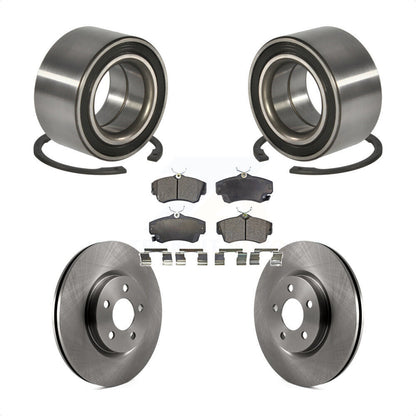 Wheel Bearing Disc Brake Rotor And Ceramic Pad Front Kit For Chrysler PT Cruiser