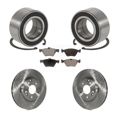 Wheel Bearing Disc Brake Rotor And Ceramic Pads Front Kit For Mercedes-Benz E320