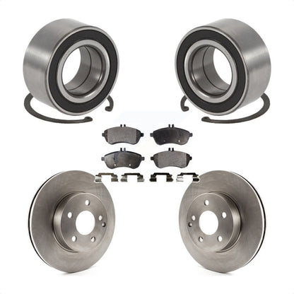 Wheel Bearing Disc Brake Rotors And Pads Front Kit For Mercedes-Benz C250 AWD