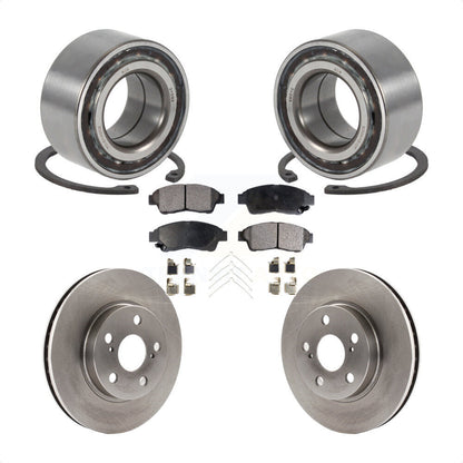 Wheel Bearing Disc Brake Rotor And Pads Front Kit For 1994-1997 Toyota Celica ST