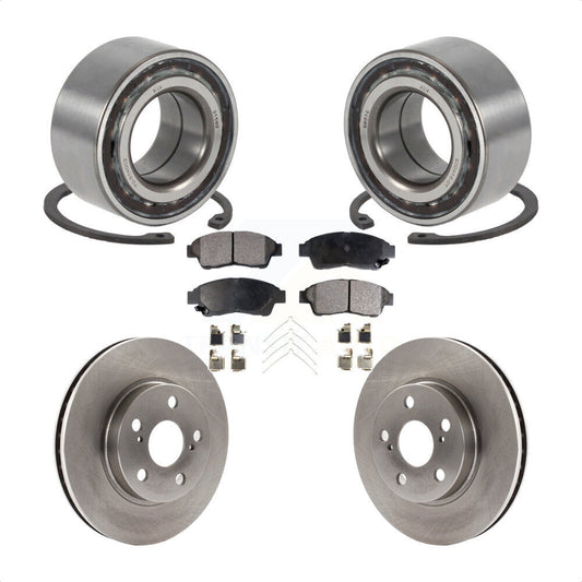 Wheel Bearing Disc Brake Rotor And Pads Front Kit For 1994-1997 Toyota Celica ST