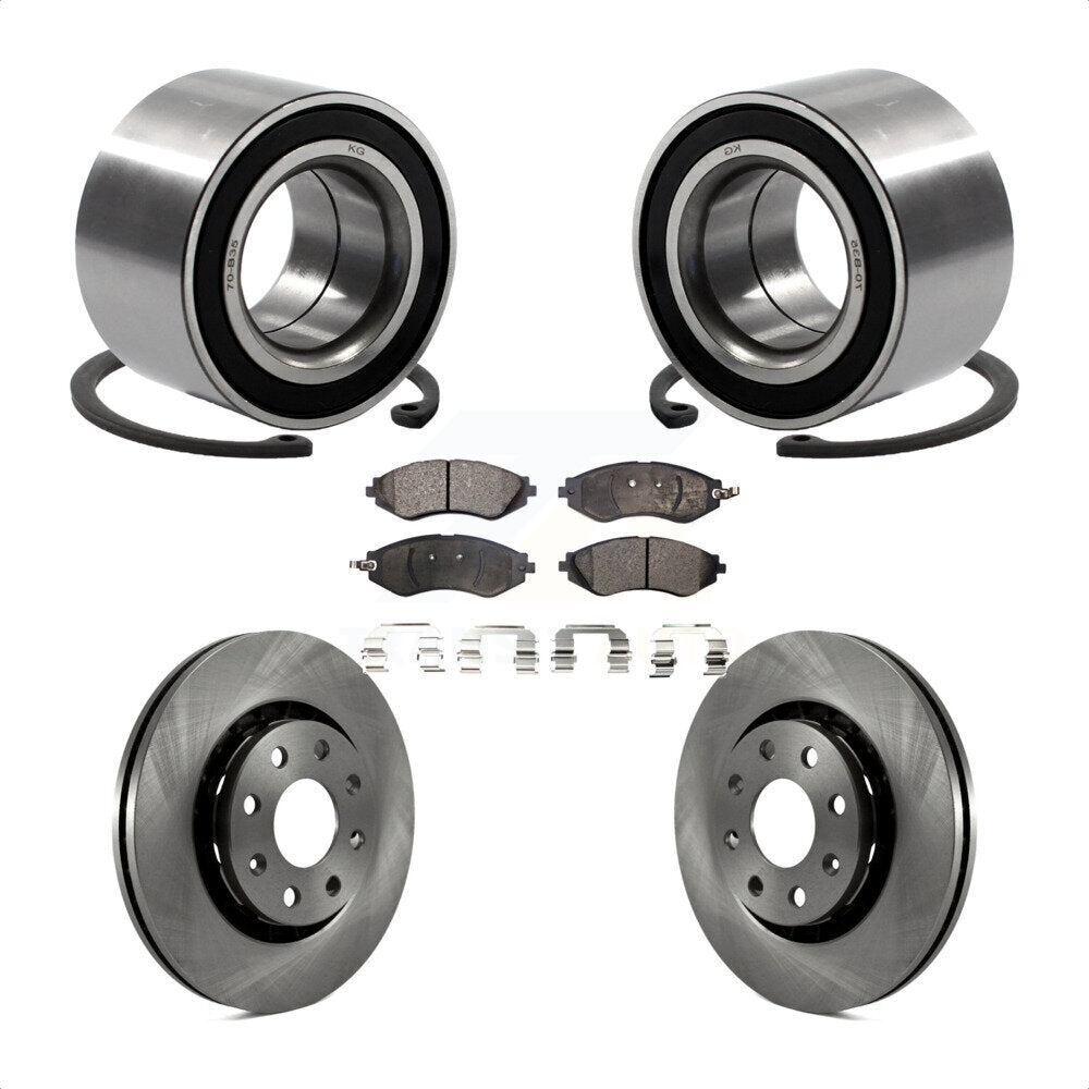 Wheel Bearing Brake Rotor Pad Front Kit For Chevrolet Aveo Pontiac Aveo5 Wave G3