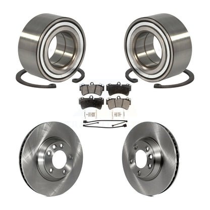 Wheel Bearing Brake Rotor & Pad Front Kit For Audi Q7 Porsche Cayenne Volkswagen