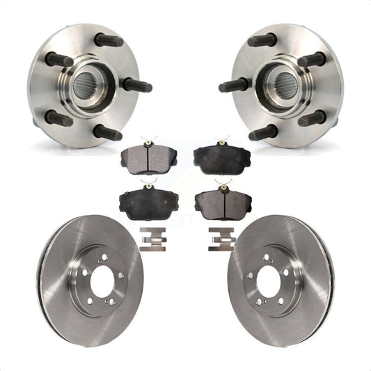 Hub Bearing Brake Rotor Pads Front Kit For Ford Taurus Lincoln Continental Sable