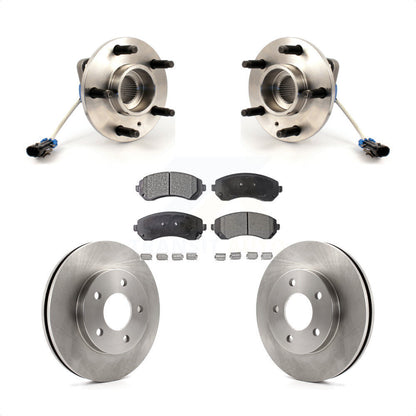 Hub Bearing Disc Brake Rotor & Pads Front Kit For Buick Rendezvous Pontiac Aztek