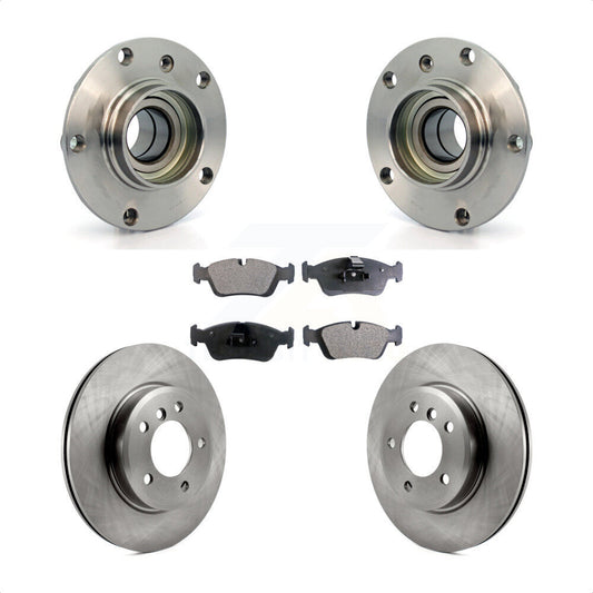 Hub Bearing Brake Rotor & Pads Front Kit For BMW Z4 325i 325Ci 320i Z3 328i 323i