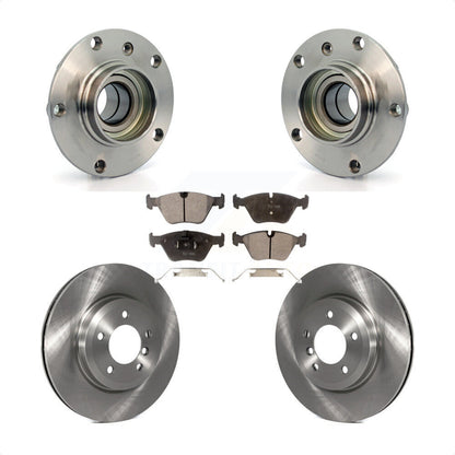 Hub Bearing Assembly Disc Brake Rotors And Pads Front Kit For BMW 330Ci Z4 330i