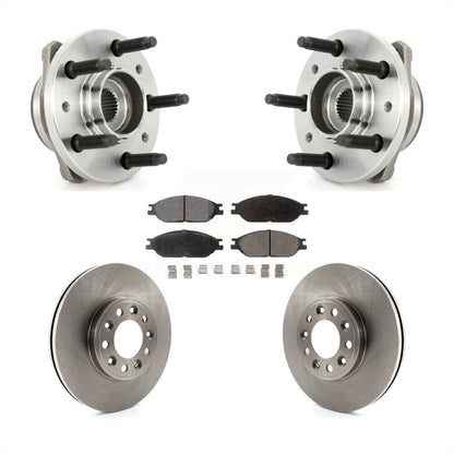Hub Bearing Assembly Disc Brake Rotor Pads Front Kit For 1999-2003 Ford Windstar