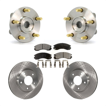 Hub Bearing Assembly Brake Rotor Pads Front Kit For 2000 Mitsubishi Eclipse 3.0L