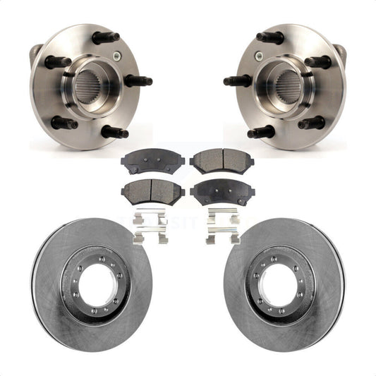 Hub Bearing Brake Rotor Pads Front Kit For Pontiac Montana Buick Century Venture