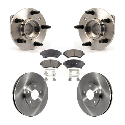Hub Bearing Brake Rotor & Pad Front Kit For Chevrolet Impala Monte Carlo Non-ABS