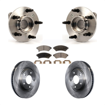 Hub Bearing Disc Brake Rotor Pad Front Kit For Pontiac Grand Prix Buick LaCrosse