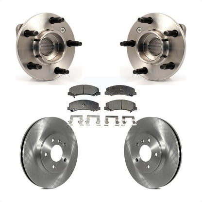Hub Bearing Brake Rotor & Pad Front Kit For Chevrolet Impala Monte Carlo Non-ABS